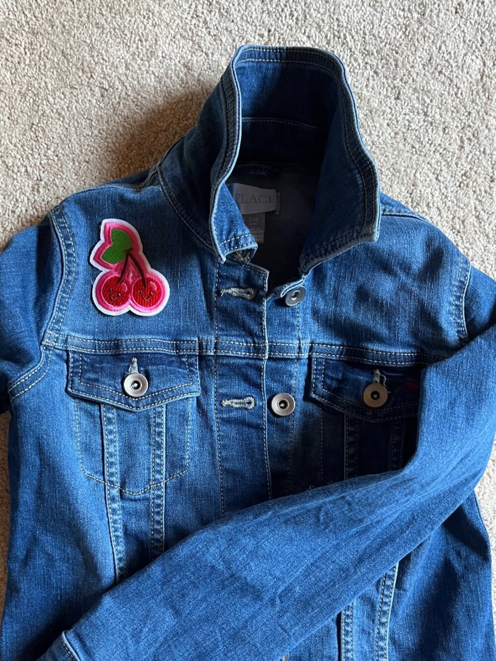 Girls Denim Jacket from Children's Place Size 7 8